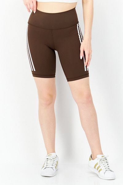 adidas Women Sportswear Fit Cycling Shorts, Browm