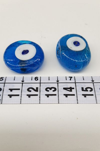 Hayalperest boncuk Transparent Blue Calf Eye Evil Eye Bead
