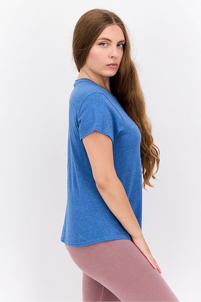 Brooks Women Sportswear Fit Short Sleeves Running T-Shirt, Blue
