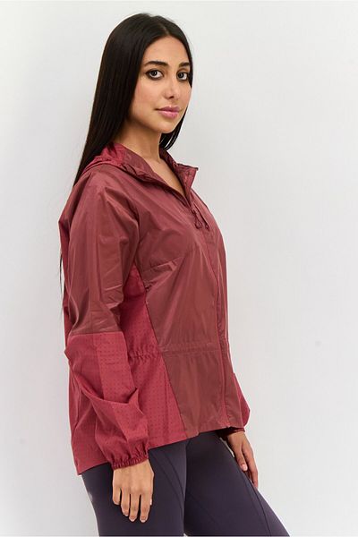 Asics Women Sportswear Fit Brand Logo Running Jacket, Brisket Red
