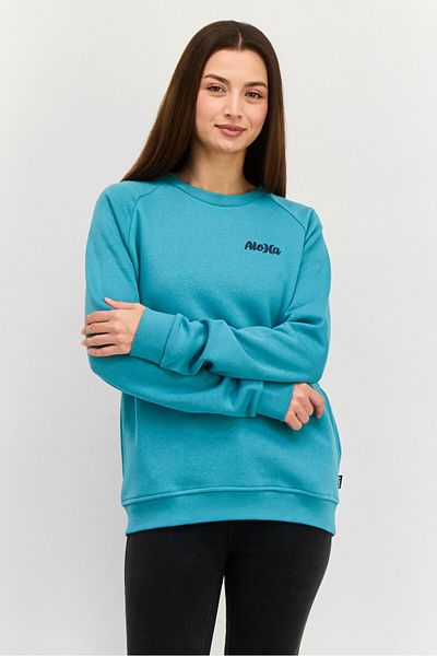 Hurley Women Sportswear Fit Long Sleeve Outdoor Sweatshirt, Sage Green