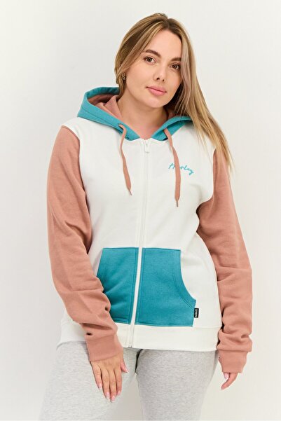 Hurley سويت شيرت رياضي نسائي بأكمام طويلة مناسب للأنشطة الخارجية، متعدد الألوان