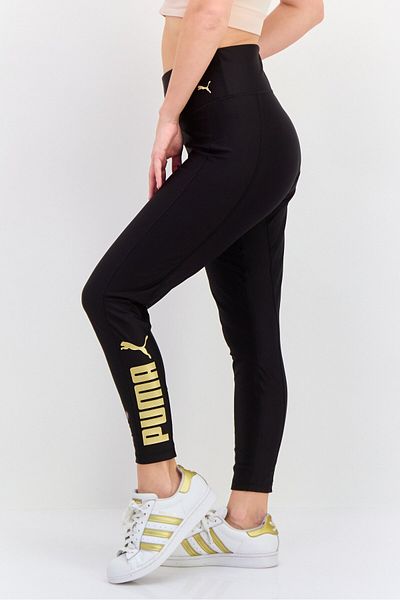 Puma Women Sportswear Fit Brand Logo Training Leggings, Black