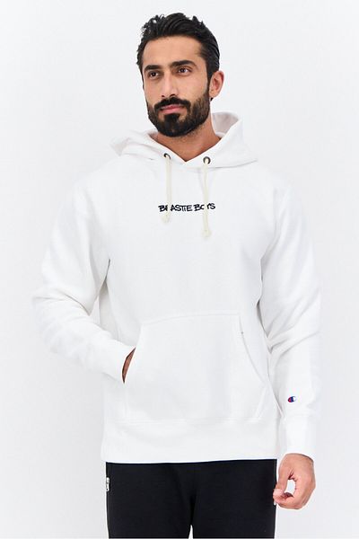 Champion Men Sportswear Fit Long Sleeves Outdoor Hoodies, White