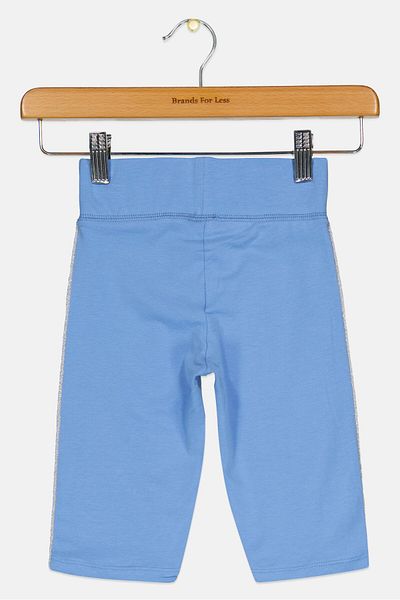 Cool Club Kids Girl Pull On Metallic Shorts, Baby Blue