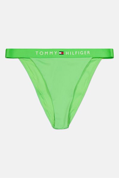 Tommy Hilfiger Women Brand Logo Bikini Bottom, Grass Green