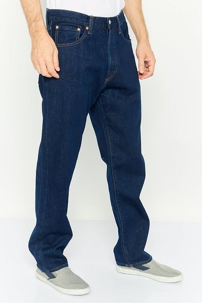 GAP Men Regular Fit Solid Non Stretchable Denim Jeans, Navy