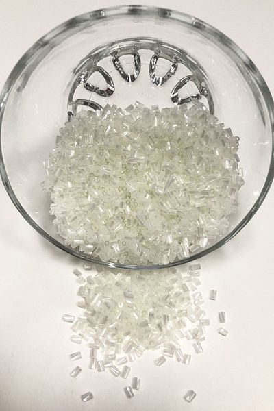 Hayalperest boncuk Cut Twisted Beads Κρεμ Χρώμα 50 γρ