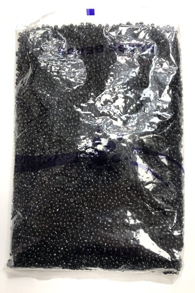 Hayalperest boncuk خرز رمل أسود 3 ملم 500 جرام