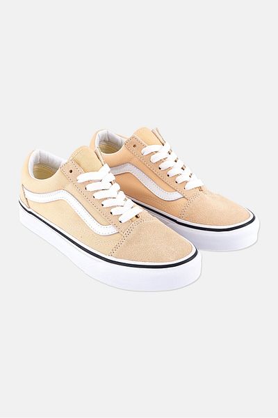Vans Women Old Skool Lace Up Skate Shoes, Peach