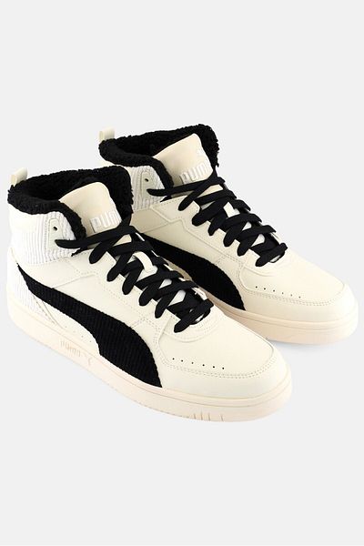 Puma Men Rebound Joy Fur Cord Shoes, White