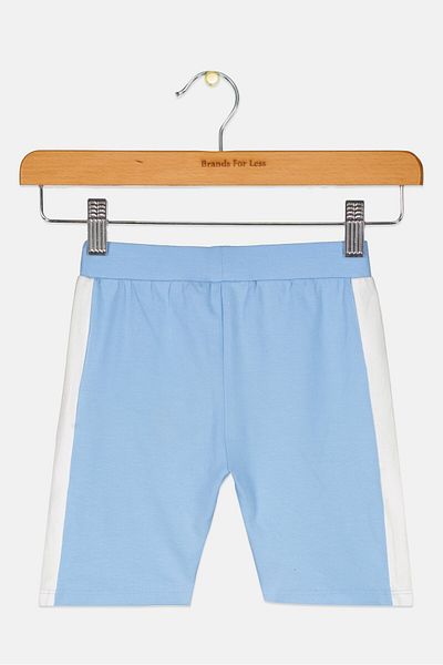 Ellesse Toddlers Boy Brand Logo Cycling Shorts, Light Blue