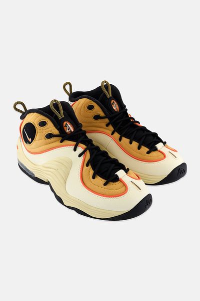 Nike Men Air Penny Ii Lace Up Training Shoes, Brown