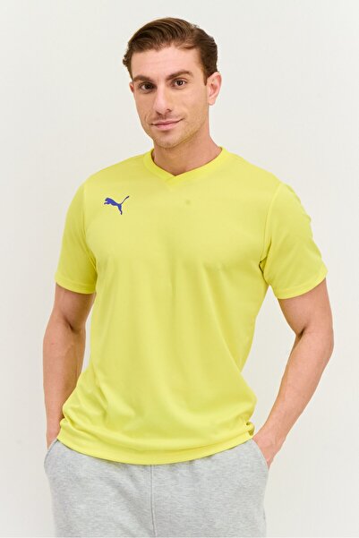 Puma Men Sportswear Fit Short Sleeve Training T-Shirt, Yellow