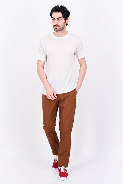GAP Men Slim Fit Solid Chino Pants, Brown