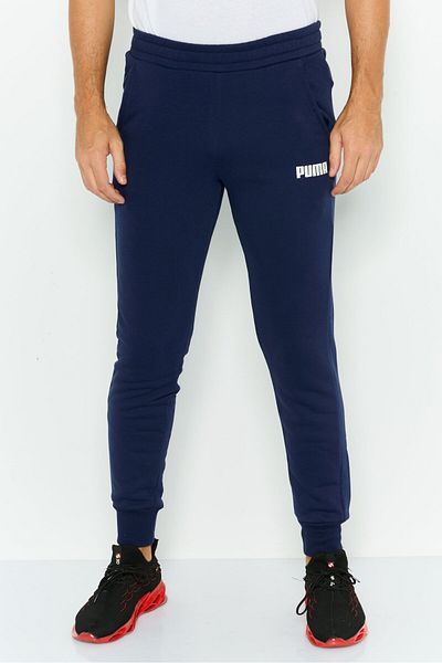 Puma Men Sportswear Fit Brand Logo Jogger Pants, Navy