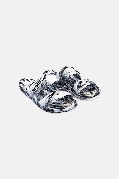 Crocs Kids Boy Marble Print Slides, Multicolor