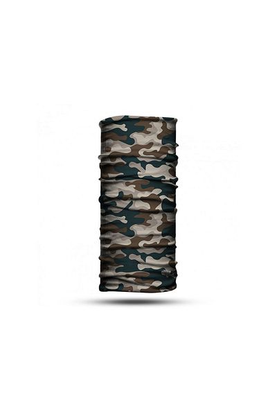 Vexo Cream Colored Bandana - Camouflage Design