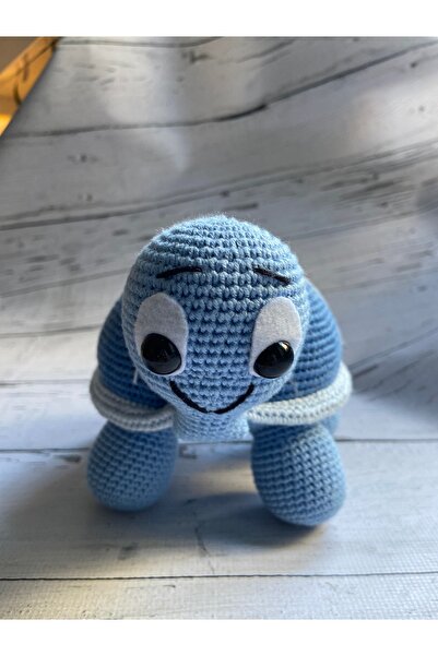 Kukaoyuncak Amigurumi Oyuncak Kaplumbağa Tospik 15x15 cm