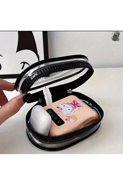 Hombak Şeffaf Şarj Cihazı Ve Kablo Duzenleyici Mini Canta