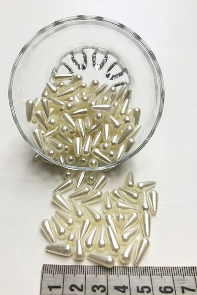 Hayalperest boncuk Κρέμα Drop Pearl Beads Πλαστικό