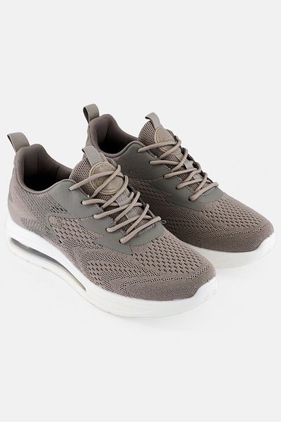 Crosshatch Men Chiltern Lace Up Training Shoes, Grey