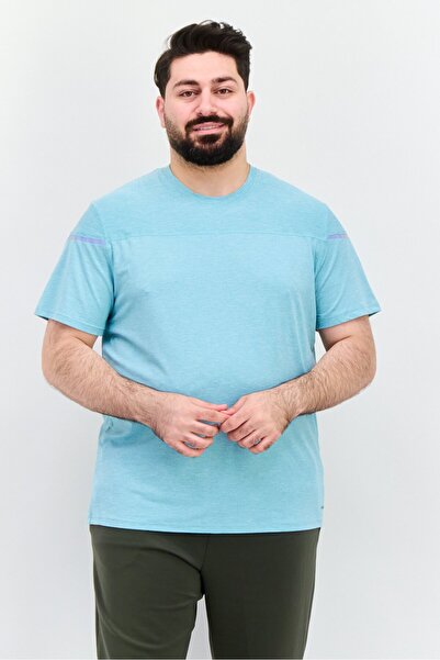 motion Men Sportswear Fit Short Sleeves Training T-Shirt, Turquoise