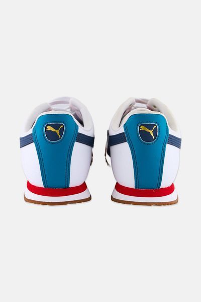 Puma Men Roma Basic Plus Lace Up Outdoor Shoes, White