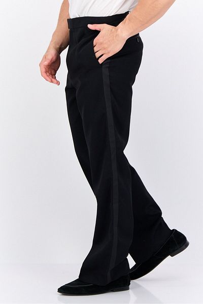 Gant Men Regular Fit Solid Straight Leg Pant, Black