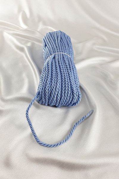 Hayalperest boncuk Ανοιχτό μωρό μπλε κορδόνι 8 mm