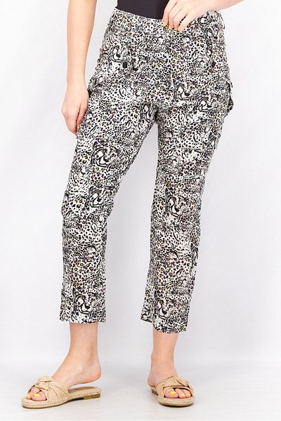 The Kooples Women Regular Fit Multipoche Pants, White