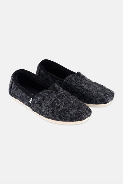 Toms حذاء نسائي سهل الارتداء، أسود