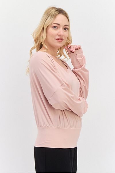 Puma Women Sportwear Fit Long Sleeves Brand Logo Training Top, Peach