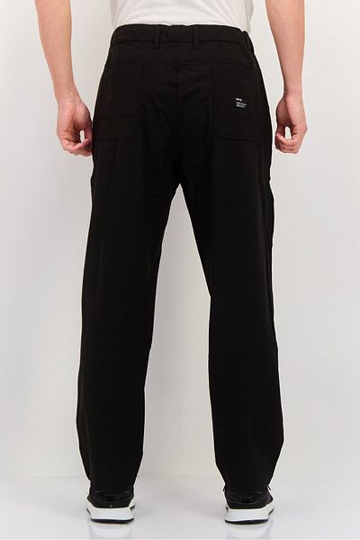 Hurley Men Slim Fit 14,5 Length Plain Straight Leg Pants, Black