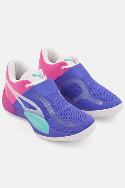 Puma Rise Nitro Fadeaway Men's Blue Basketball Shoes37827801
