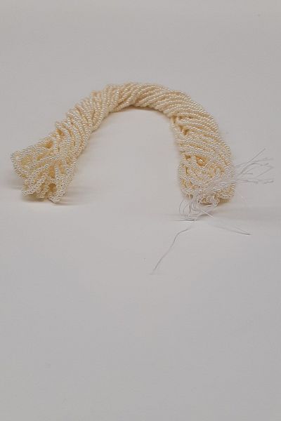 Hayalperest boncuk Shiny Cream String - Sand Bead Detailed
