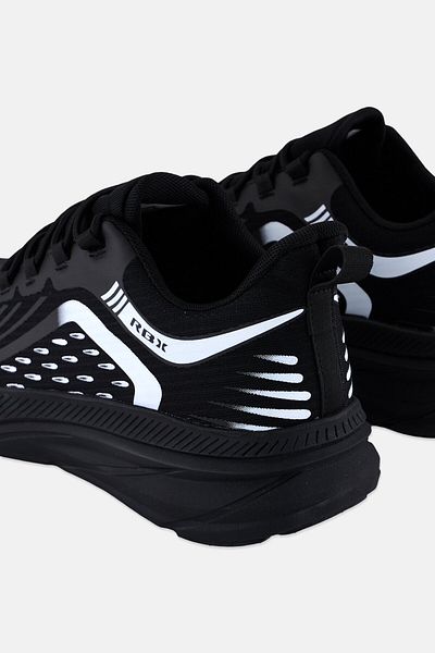 RBX Men Lace Up Running Shoes, Black