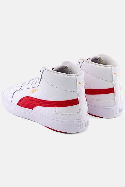 Puma Men Serve Lace Up Running Shoes, White