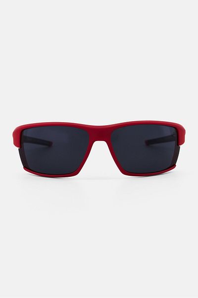 Timberland Men Tb9308 Rectangular Sunglasses, Red