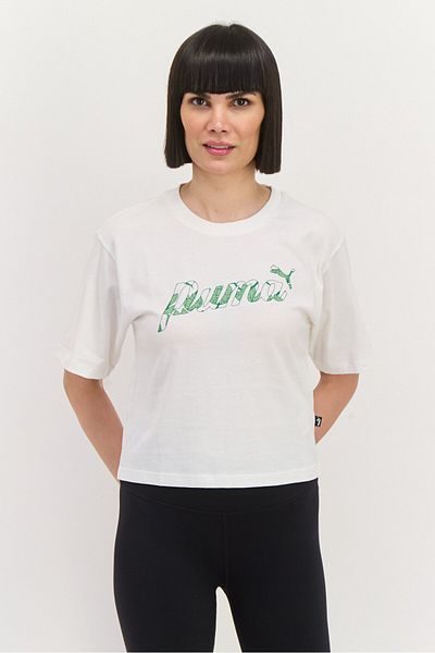 Puma Women Sportswear Fit Short Sleeve Training T-shirts, White