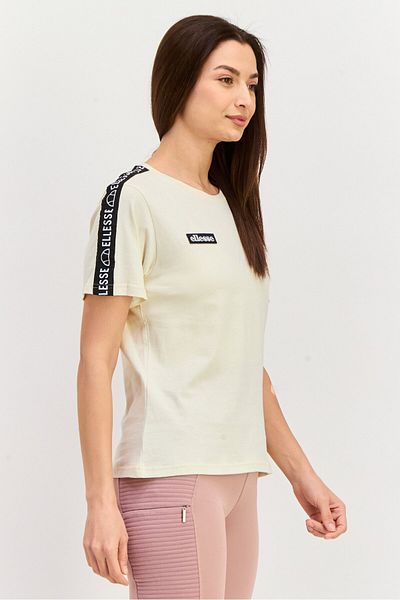 Ellesse Women Sportswear Fit Short Sleeves Running T-shirt, Off White