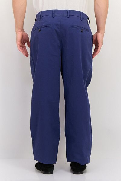 GAP Men Loose Fit Solid Straight Leg Pants, Ash Blue