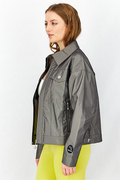 Puma x Pronounce Women Sportswear Fit Chest Pocket Jacket, Grey