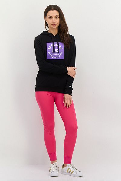 SKECHERS Women Sportswear Fit Long Sleeves Outdoor Hoodie, Black