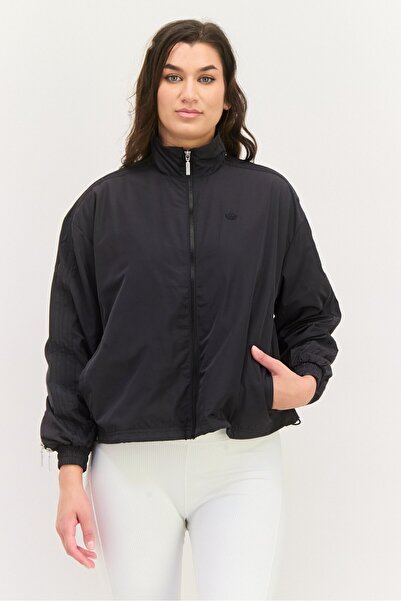 adidas سترة رياضية مناسبة للتدريب للسيدات، باللون الأسود