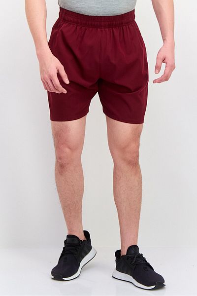 BOLA Best Of Luck Always Men Sportswear Fit 7 Inseam Training Shorts, Wine Red