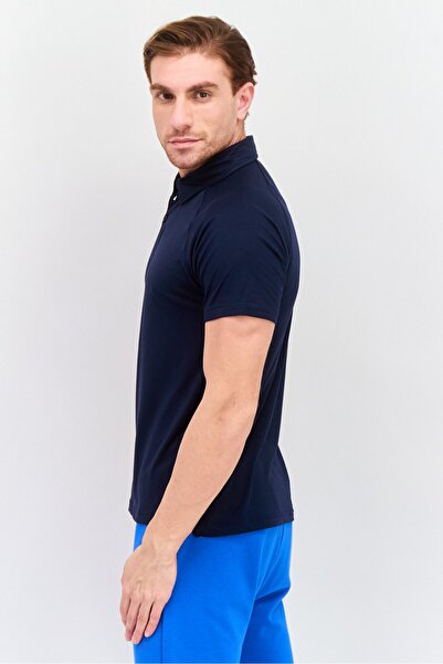 Legend Men Sportswear Fit Short Sleeve Polo Golf Shirts, Dark Navy