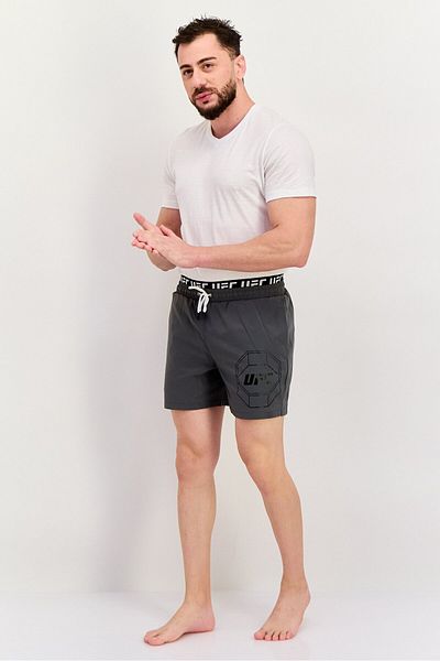 UFC Men Brand Logo Board Short, Grey