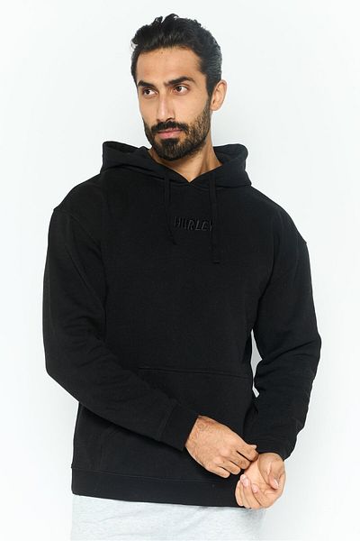 Hurley Men Sportswear Fit Long Sleeve Training Sweatshirt, Black