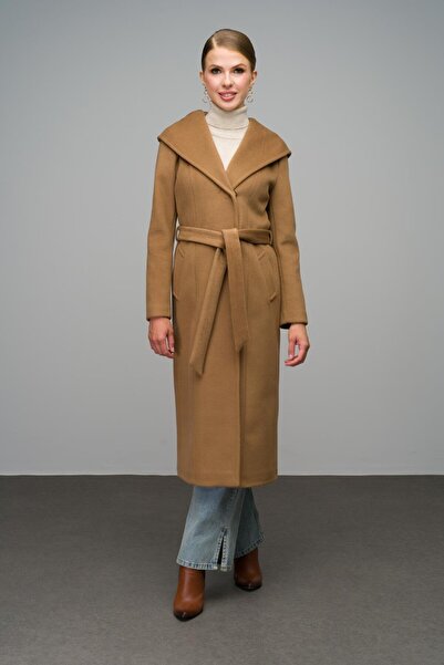 Olcay Μακρύ παλτό - Κλείσιμο με κουκούλα και κουκούλα, K. KAMEL 3070